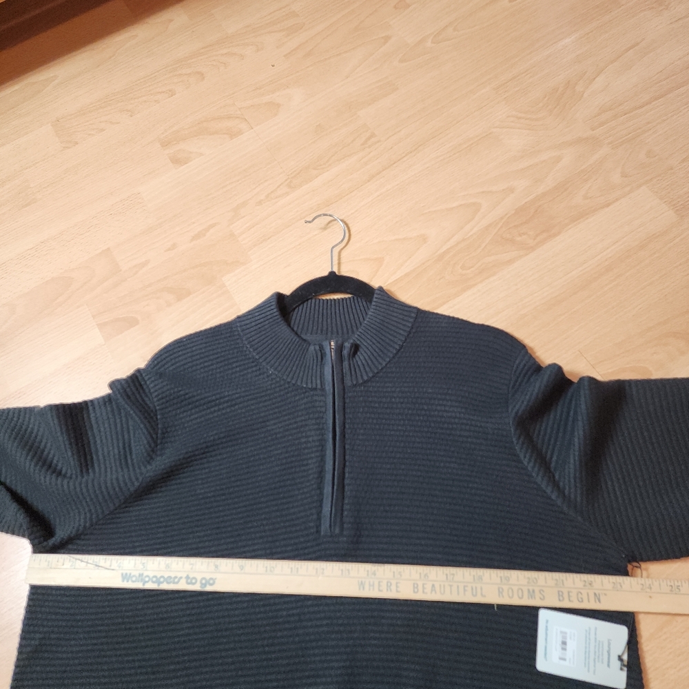 Tommy John Men's Dark Gray Zip-Up Sweater - Picture 7 of 15